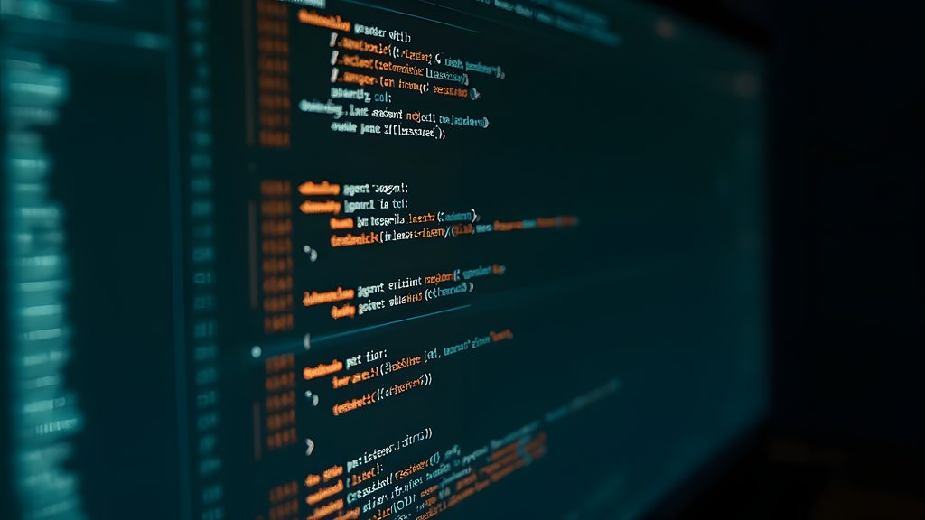 A close-up on a computer screen displaying an `agent.config` file open in a text editor