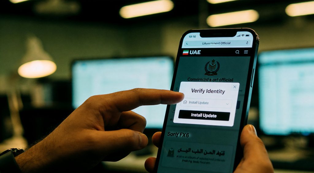 An unidentified female hand's index finger poised above the 'Go' button on an Android phone's Chrome browser address bar