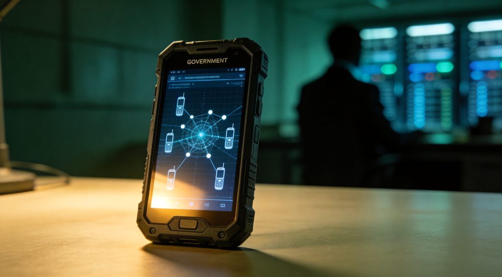 An intense, focused team of elite cybersecurity developers working in a secure, dark server lab